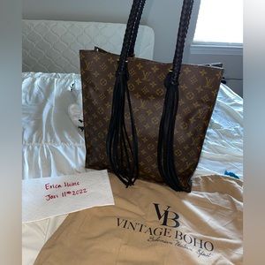 Vintage Boho Louis Vuitton Tote